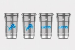NFL Aluminum Cups 20 oz 4 Pack Choose Your Team Reusable Licensed Made in USA