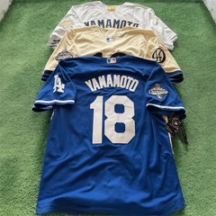 NEW Yoshinobu Yamamoto Dodgers 2025 World Series Jersey! SHIPS SAME DAY!