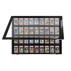Baseball Card display Case Graded PSA Beckett Horzt Holds 36 PSA / Beckett / SGC
