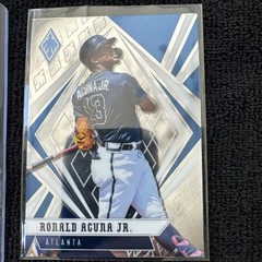 Ronald Acuña Jr. Panini Lot Pink Pulsar Building Blocks Prizm 10 Cards Total