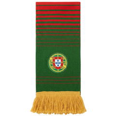 J4K Inc Portugal Soccer Scarf 67x7in 100% Acrylic Double-Sided Fringe