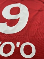2016/17 Antalyaspor Home Jersey #9 Eto’o XL Nike Turkish Super Lig Cameroon Star