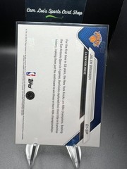 Jalen Brunson 2026 Topps NOW #C1-SP NY Knicks Championship Trophy SHORT PRINT
