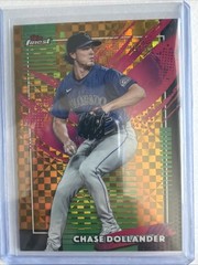 Topps Finest 2026 Chase Dollander #228 Gold X-Fractor /50 Rockies RARE