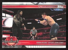 2019 Topps WWE Road to Wrestlemania Roman Reigns Defeats John Cena #3