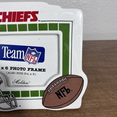 Vintage Kansas City Chiefs Ceramic 4×6 Photo Frame NFL