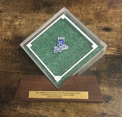 Kansas City KC Royals Stadium Piece Of History Limited Edition Turf Fielf MLB