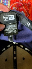 New Era 59FIFTY Anaheim Angels Wing Logo Fitted Hat Navy Blue Size 8 MLB