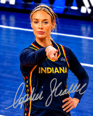 Sophia Cunningham Pointing Signed 8×10 Autographed Photo Indiana Fever reprint