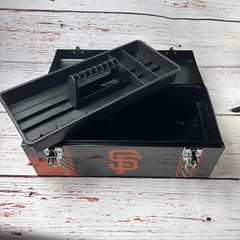 NBL Giants Windco 16.25 in. Steel San Francisco Art Deco Tool Box 7.1 in. new