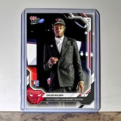 Caleb Wilson Rookie 2026-27 Topps NBA Draft Night #CWIL Card Bulls PreSale
