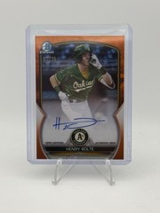 2023 Bowman Chrome Henry Bolte Mega Orange Mojo Auto /25