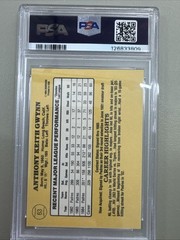 1985 Donruss – Tony Gwynn #63 PSA 8 San Diego Padres HOF NM MT