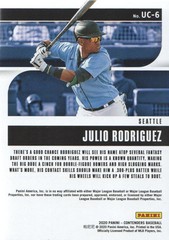 2020 Panini Contenders Up and Coming #6 Julio Rodriguez Insert MARINERS