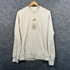 Adidas Deutscher Fussball-Bund Germany National Team Waffle Knit Sweatshirt Sz S