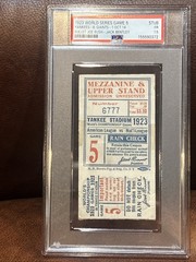 Psa 1923 WORLD SERIES G5 TICKET Yankees 1st Championship Yankee Stadium 1st Yr