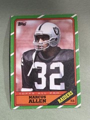 Marcus Allen 1986 Topps Los Angeles Raiders #62 MM334