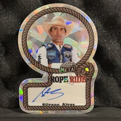 2024 Leaf Metal Pbr – Rope & Ride Silvano Alves #RR-RDL Silver Crystals /10 (AU)