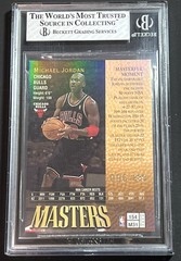 1997 98 MICHAEL JORDAN TOPPS FINEST GOLD REFRACTOR BGS 8.0 LARGE FONT SERIAL #’D