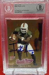 2005 Fleer Ultra – Ultra Rookie Frank Gore #248 Gold Medallion (RC) Autograph