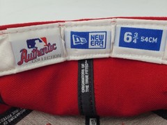 Vintage Washington Nationals New Era 59Fifty Fitted 6 3/4 Hat Cap Wool MLB Red