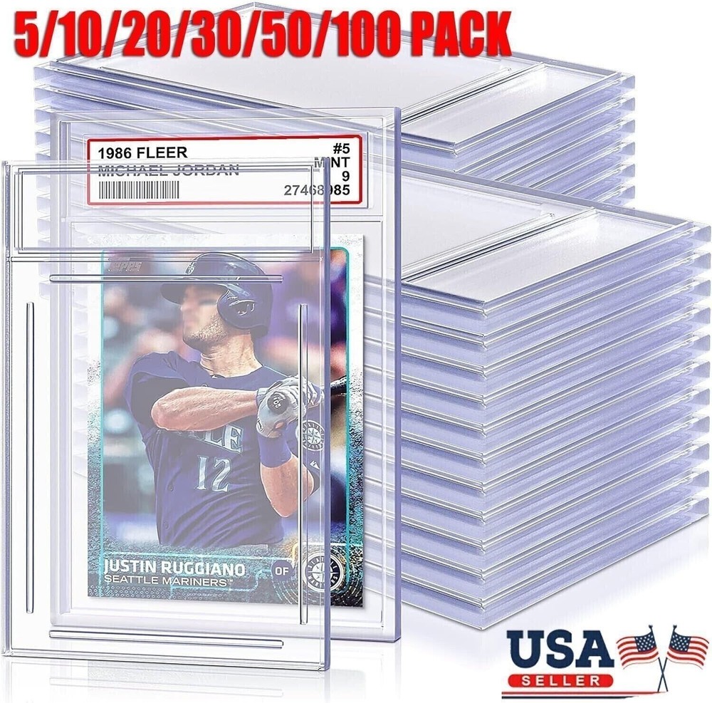 Empty Graded Card Slab for Pokemon & Sports Cards Compare To PSA CGC Slabs