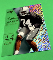 1998 Skybox E-X2001 Charles Woodson Rookie Clear Acetate RC #58 Raiders HOF N/M