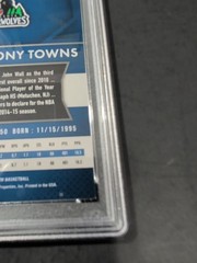 2015 Panini Prizm #328 Karl Anthony Towns KAT RC Rookie MINT PSA 9