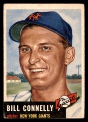 1953 Topps Baseball #126 Bill Connelly GD (Crease)
