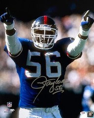 Lawrence Taylor autographed signed inscribed 16×20 New York Giants PSA COA