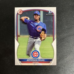 2023 Bowman Jefferson Rojas 1st Chicago Cubs