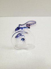 Vintage BIMINI GLASS LAMPL 30s BERLIN OLYMPICS Art Glass Woman Figurine Art Deco