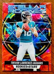 2021 Rookies & Stars Stellar Rookies #SR-1 Trevor Lawrence RED ICE Rookie Card