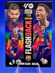 2025-26 Panini La Liga Megacracks MGK Jordi Alba & Balde Flash Back #427