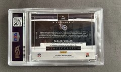 2022 Impeccable Elegance Helmet Patch Malik Willis RPA /35 PSA 9 (population 1)