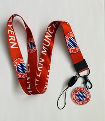 Bayern Munchen Football Soccer Lanyard ID Holder,Bayern Munchen Lanyard Keychain