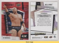 2022 Upper Deck Allure AEW Red Rainbow QT Marshall #70 READ z6b