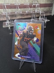 2025 Topps Finest – Common Myles Garrett #97 Orange Refractor /25