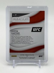 2023 Panini UFC Immaculate UFC 30th Anniversary JUSTIN GAETHJE Base #17/30