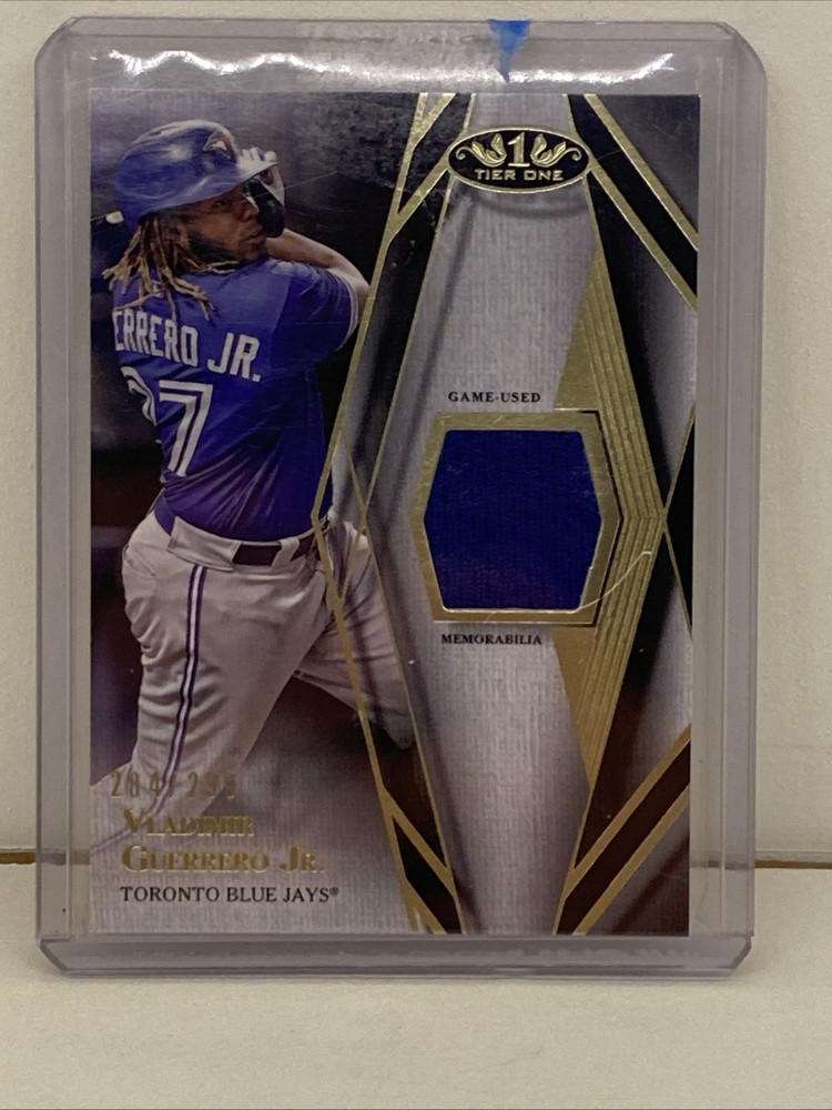 2022 Topps Tier One – Tier One Relics Vladimir Guerrero Jr. #T1R-VG /299 (MEM)