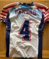 All American United Game Football Jersey Size Large