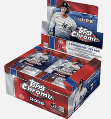 2026 Topps Chrome Baseball Jumbo Hobby Box MLB