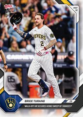 Brice Turang – 2026 MLB Topps NOW #187 – PR: 997 MILWAUKEE BREWERS WALK OFF HR