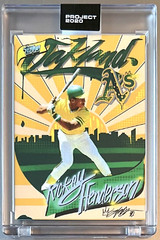 TOPPS PROJECT 2020 #273 RICKEY HENDERSON by KING SALADEEN 1980 A’s FREE SHIPPING