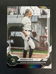 Montana Fouts Talons Ace CG SHO – 2026 AUSL Topps NOW – Card 1 Black Foil 7/10