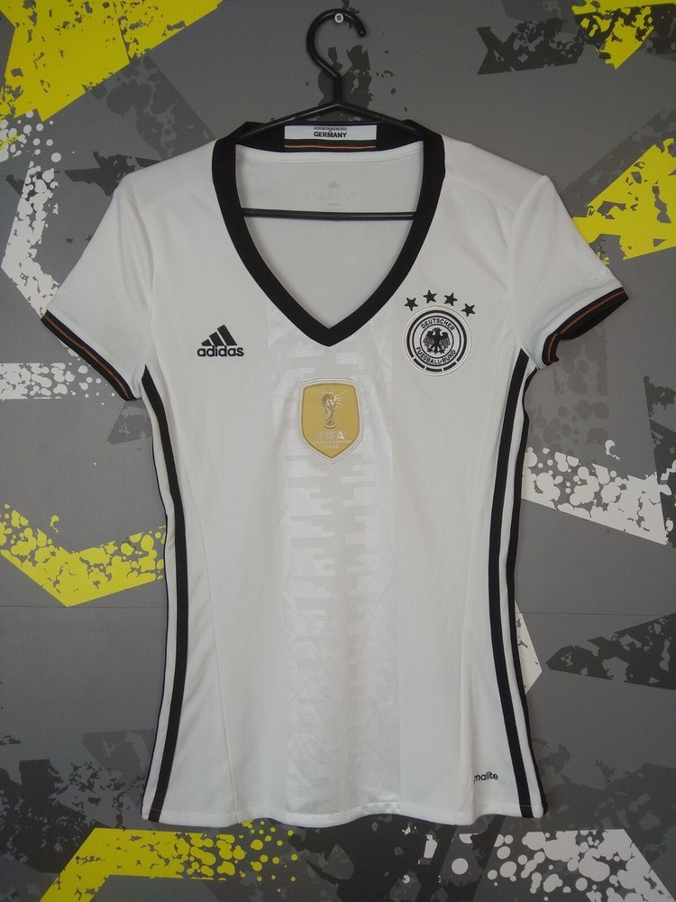 Germany Home football shirt 2016 – 2017 Trikot Adidas Woman Size 2XS ig93
