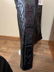 2026 NFL Super Bowl LX San Francisco Moto Leather Jacket Pro Standard Size 2XL