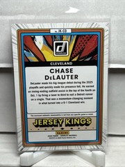 2026 Donruss Baseball Chase DeLauter Jersey Kings Relic (RC) Guardians