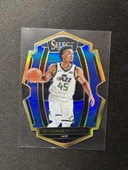 Donovan Mitchell 2018-2019 Panini Select Premier Level DieCut Blue #/249 Jazz