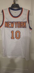 Total Sports Authentics Walt Frazier Signed New York Knicks #10 Jersey NBA